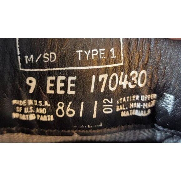 Red Wing Shoes Mens 9 EEE EXTRA WIDE Oxford Blue Leather Lace Up Casual Comfort - Picture 8 of 8